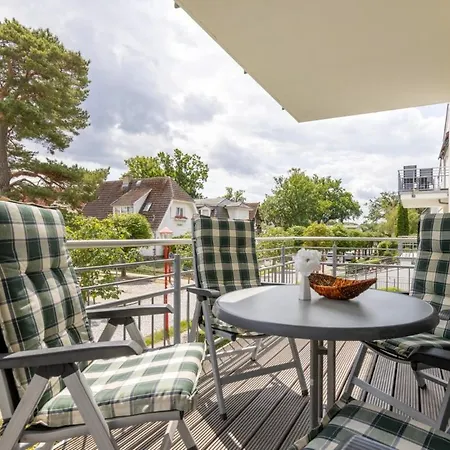 아파트 Residenz Margarete Mit Balkon Und Strandkorb Am 빈츠