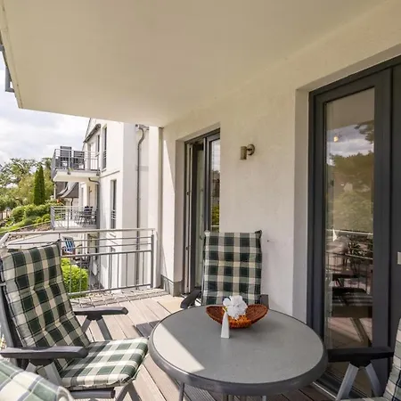 Residenz Margarete Mit Balkon Und Strandkorb Am
