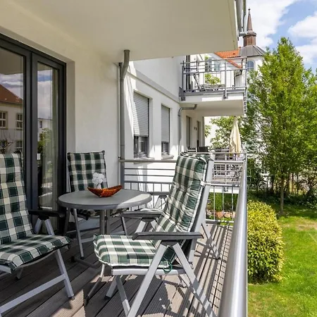 Residenz Margarete Mit Balkon Und Strandkorb Am 아파트 *